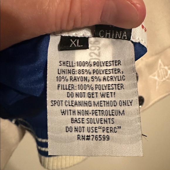 MLB Genuine Merchandise Reversible Los Angeles Dodgers Varsity Jacket NWOT - Picture 14 of 14